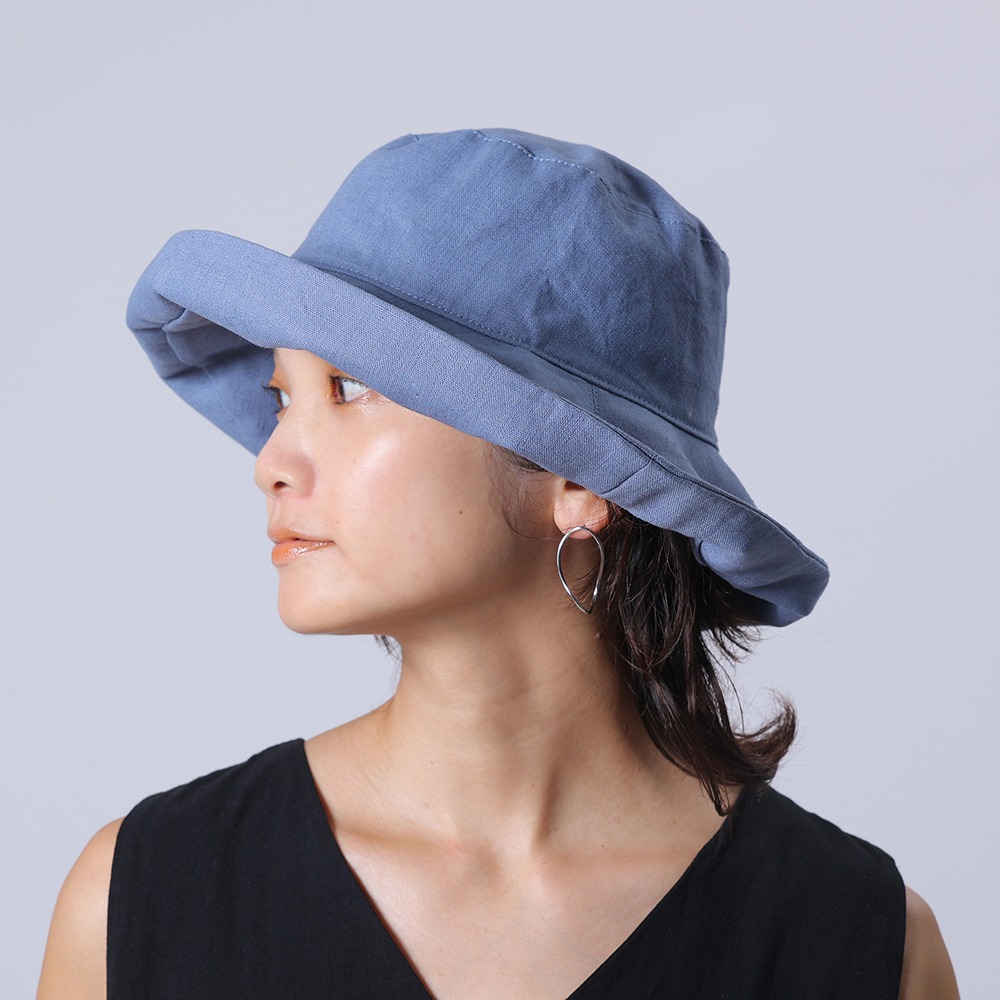 shesay リネンストールハット/BL